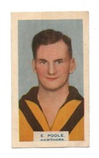 1933 Godfrey Phillips (40) Ted POOLE Hawthorn