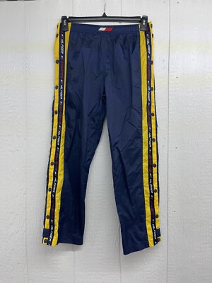 Vintage Tommy Hilfiger Tear Away Windbreaker Pants Boys Med Logo Down Side
