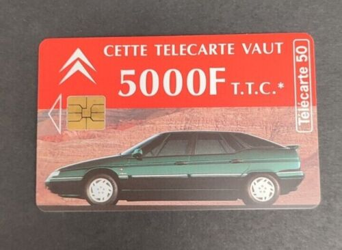 Télécarte 50 Ut - Carte téléphonique - Citroen Xm Paris NATION 1994 F507S - Photo 1/2