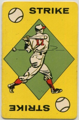 1957 Ed-U-Cards Game #27 Strike