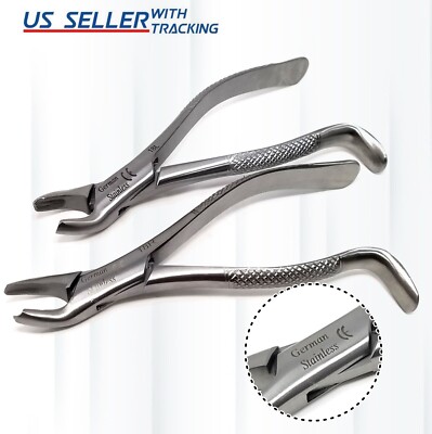 Extracting Forceps Set Of 2 - 18L & 18R - Surgical Dental Instruments German Gr