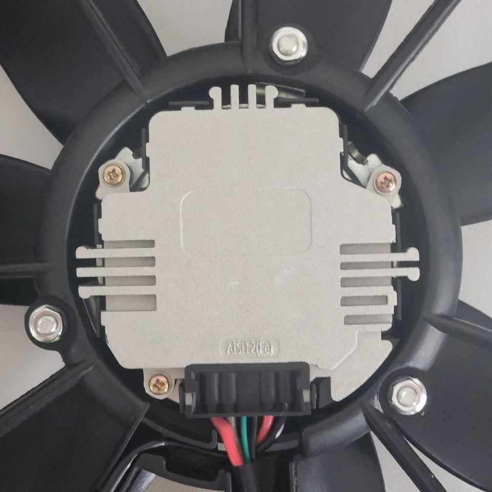 Ventilador de radiador duplo Volkswagen Golf GTI 2008 para modelos com AC - Imagem 4 de 4