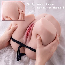 Male Sex Doll Sucking Vibrator Realistic TPR Big Ass Butt Love Doll Masturbator