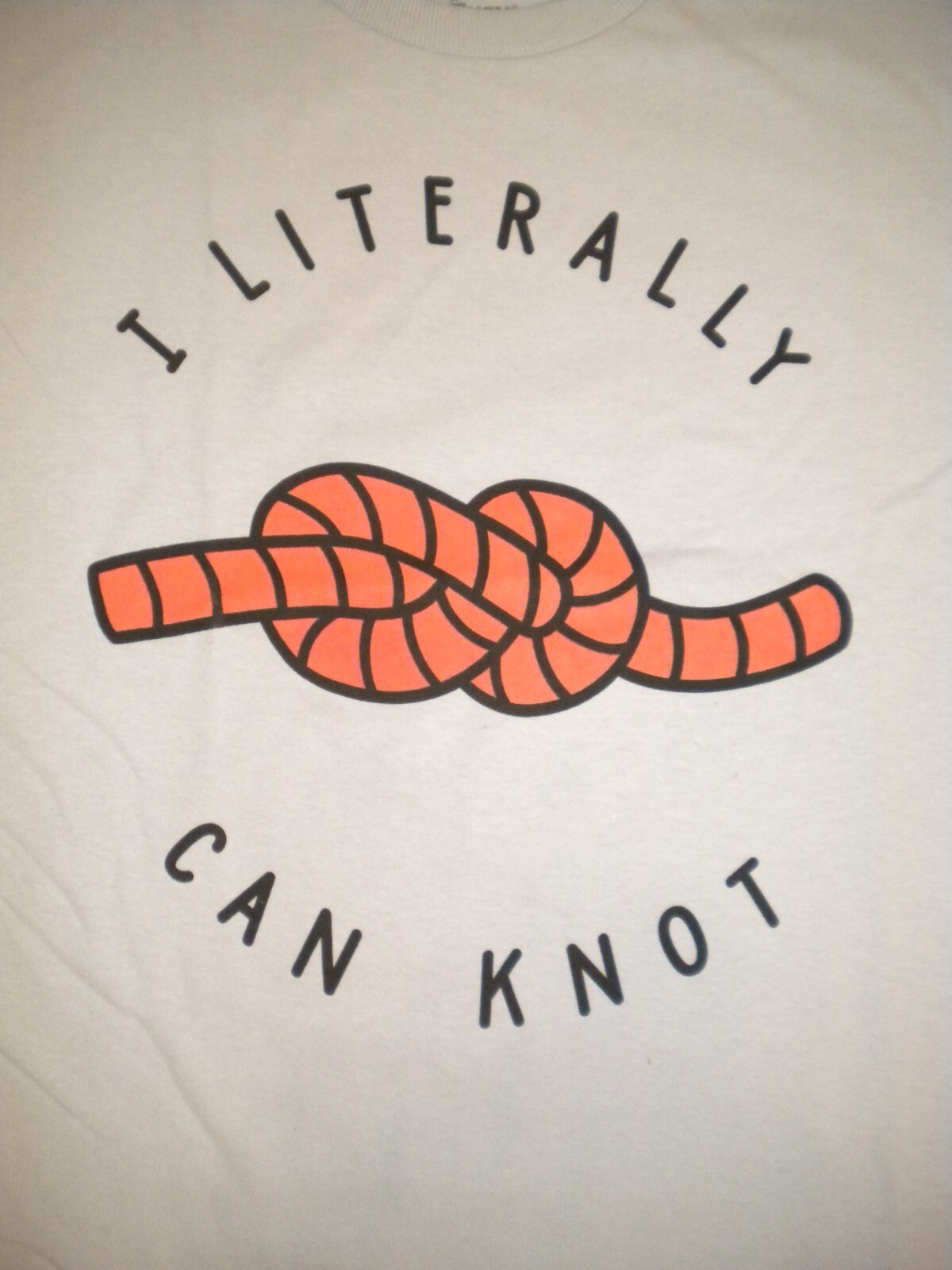 I Literally Can Knot artwork Survival Camping Scouts Badge TeeFury T ...