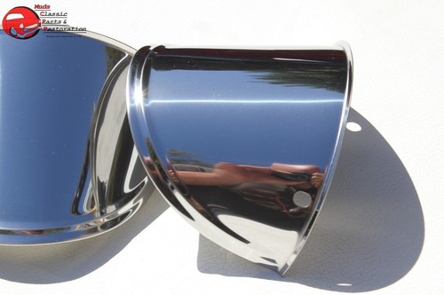 4 Peep Accessory Door Mirror Amber Visors Custom Truck Hot Rat Street Rod - Foto 6