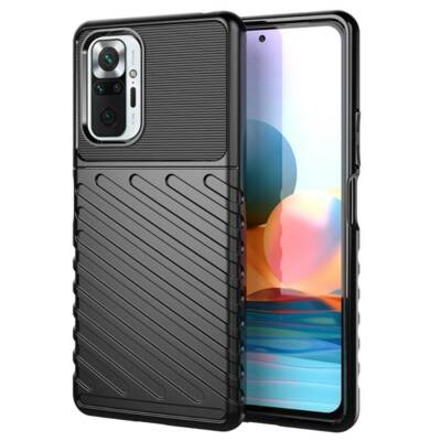 Für XIAOMI REDMI NOTE 10 / PRO / MAX Etui Hülle HandyTasche Thunder Case ARMOR