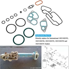 for Navistar International DT466E 431270 Engine Oil Cooler Gasket Kit 1823182C95
