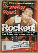 Aug 2002 Wrestling Digest The Rock Bill Goldberg Triple H Christian Billy Gunn