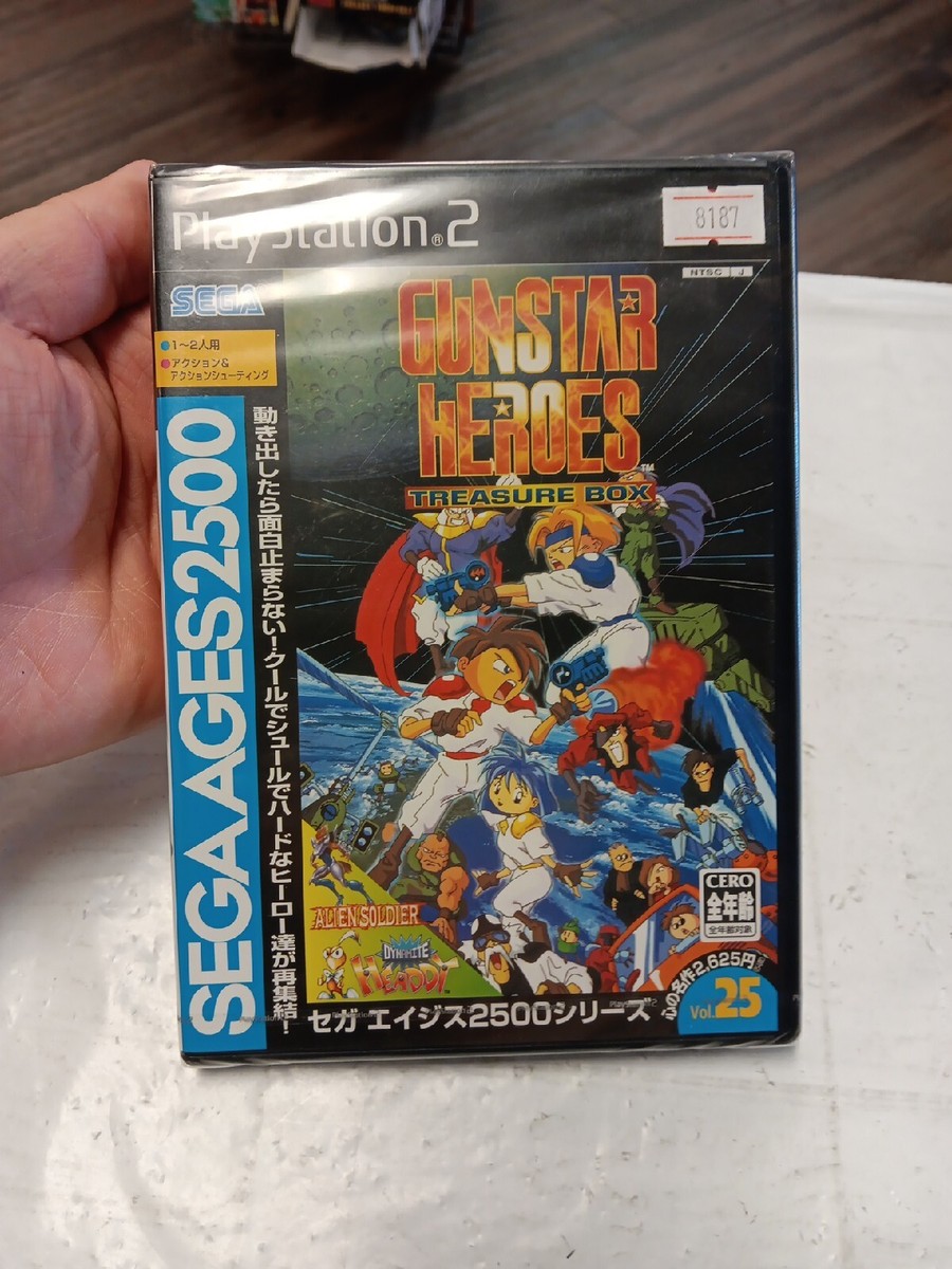 PS2-Gunstar Heroes Treasure Box Vol 25 (Sega Ages 2500) Japanese