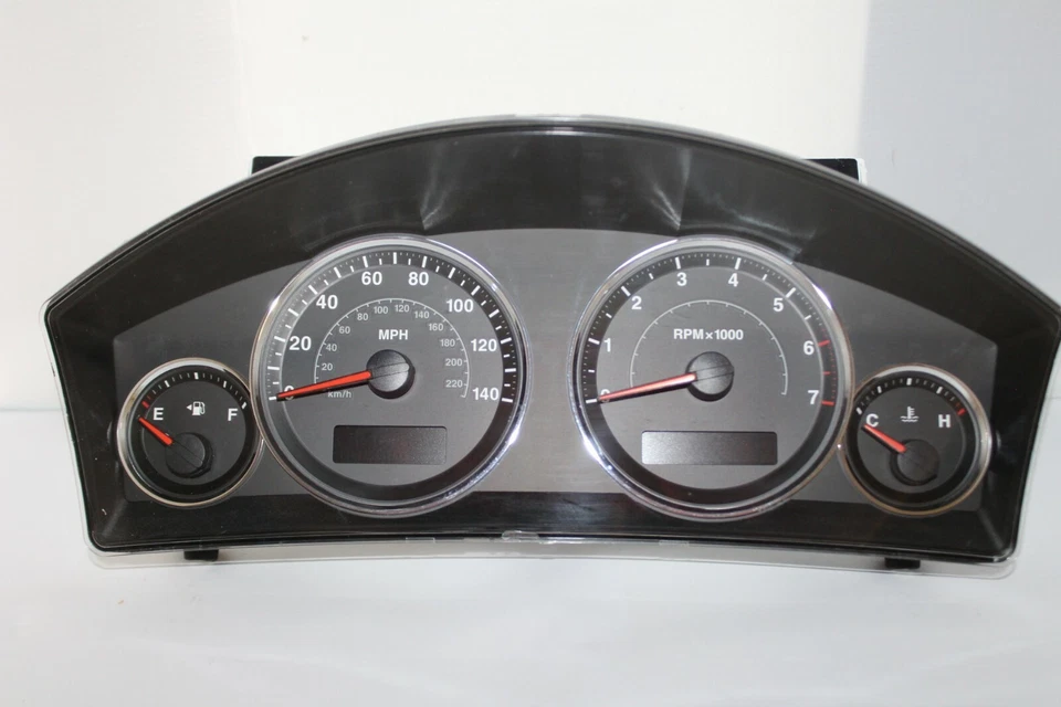 Cuadro de instrumentos velocímetro 08 Jeep Grand Cherokee Commander 93.373 millas Foto 2 de 4