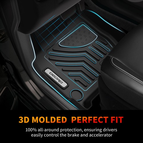 3pcs Floor Mats for 2016-2022 Honda HR-V 2 Row All Season Protection TPE Rubber - Bild 2 von 10