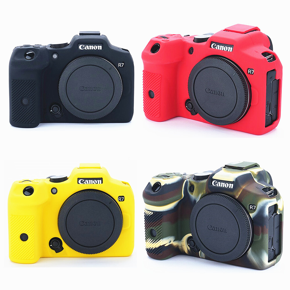 R7 Silicone Armor Skin Case Body Cover Camera Bag Protective For