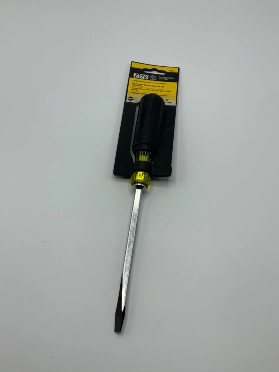 Klein Tools 3/16 in. Slotted Screw-Holding Flat Head Screwdriver