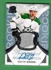 2015-16 UPPER DECK THE CUP DEVIN SHORE AUTO JERSEY PATCH RELIC RC 129/249 STARS