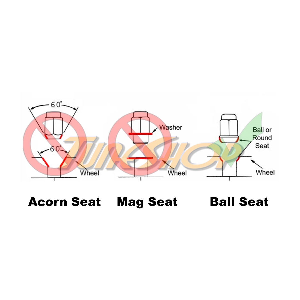 4 LOCK GORILLA XL HONDA ACURA BALL RADIUS STOCK OEM WHEEL LUG NUT 12X1