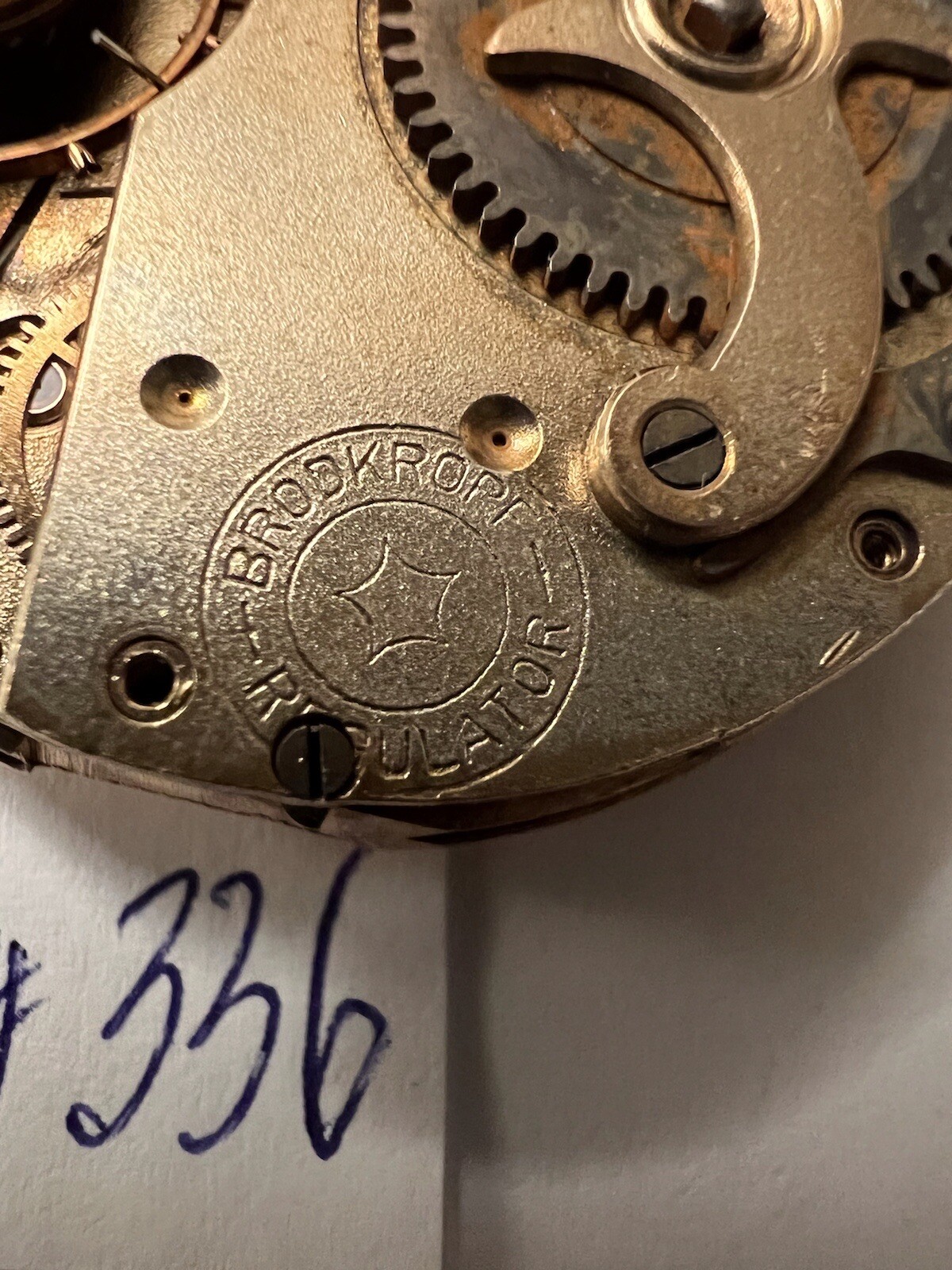 Antique Brodkropf Regulator pocket watch movement, size 43.2mm eBay