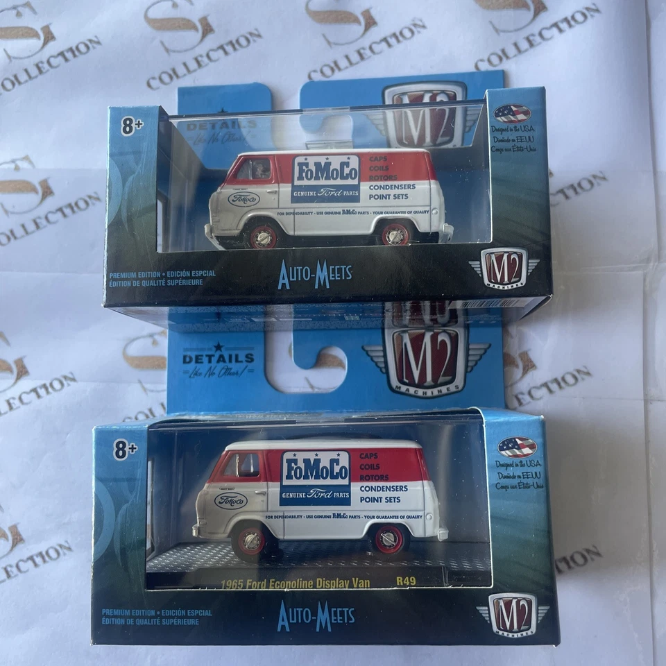 M2 Machines Auto-Meets 1965 Ford Econoline Display Van FoMoCo Lot 2 - Image 3 of 4
