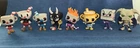 8 Funko Pop figures, Cuphead, Mugman, Devil, Demon, Dice, ETC.. Loose,EXL!