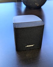 Single Bose Cube Speakers Lifestyle Acoustimass Surround Sound Black
