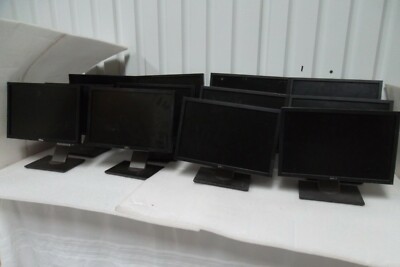 LOT-5 Dell 19'' LCD Monitor P1911 1909W 4-Port USB Hub DVI VGA XYF7K V8MM9