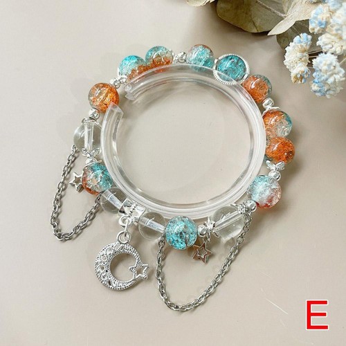 Koreanische rosa Kristall Blumen Schmetterling Anhänger Perlen Armband für Frauen _ - Bild 29 von 44
