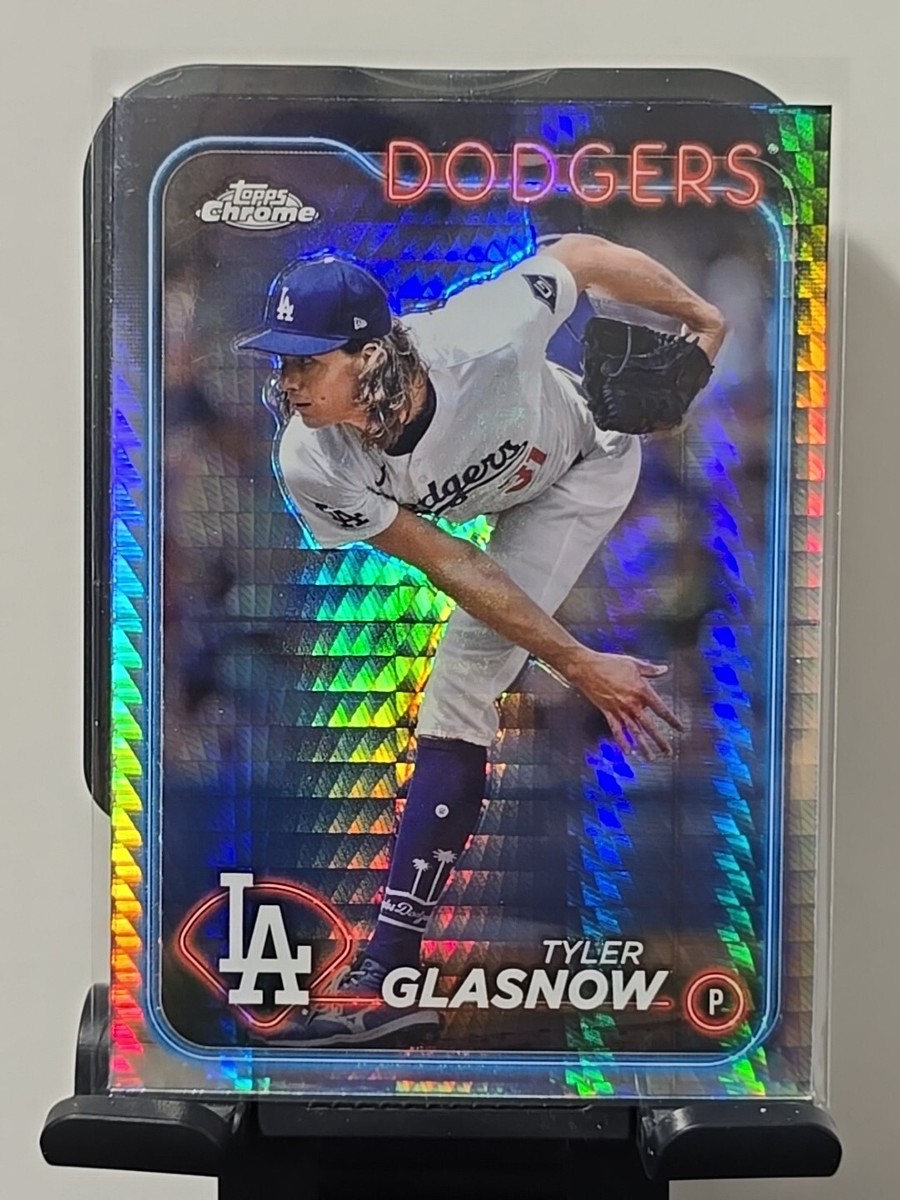 2024 Topps chrome タイラーグラスノー red /5 2024 Topps chrome タイラーグラスノー red /5