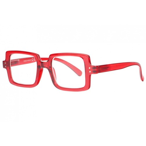 Lunettes de lecture rond écaille et rouge