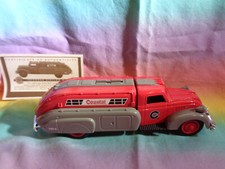 Vintage 1996 Ertl Coastal 1939 Dodge Airflow Tanker Diecast Coin Bank NIB