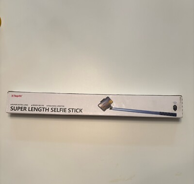 Topfit Long Selfie Stick Extendable Pole Phone/GoPro With Free Smaller Stick