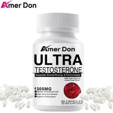 Amer Don Ultra Maximun Muscle Strength Testosterone Booster Dietary Supplement