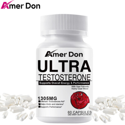 Amer Don Ultra Maximun Muscle Strength Testosterone Booster Dietary Supplement