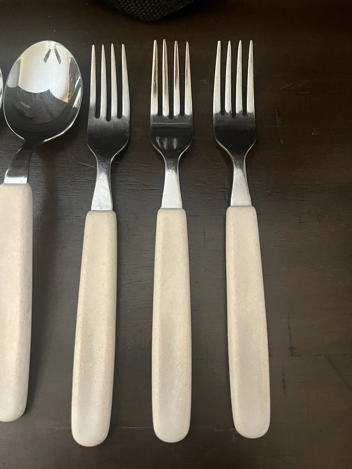 Victorinox Juego de Picnic Suizo Cubiertos 18/10 Hecho en Suiza Raro Foto 2 de 4