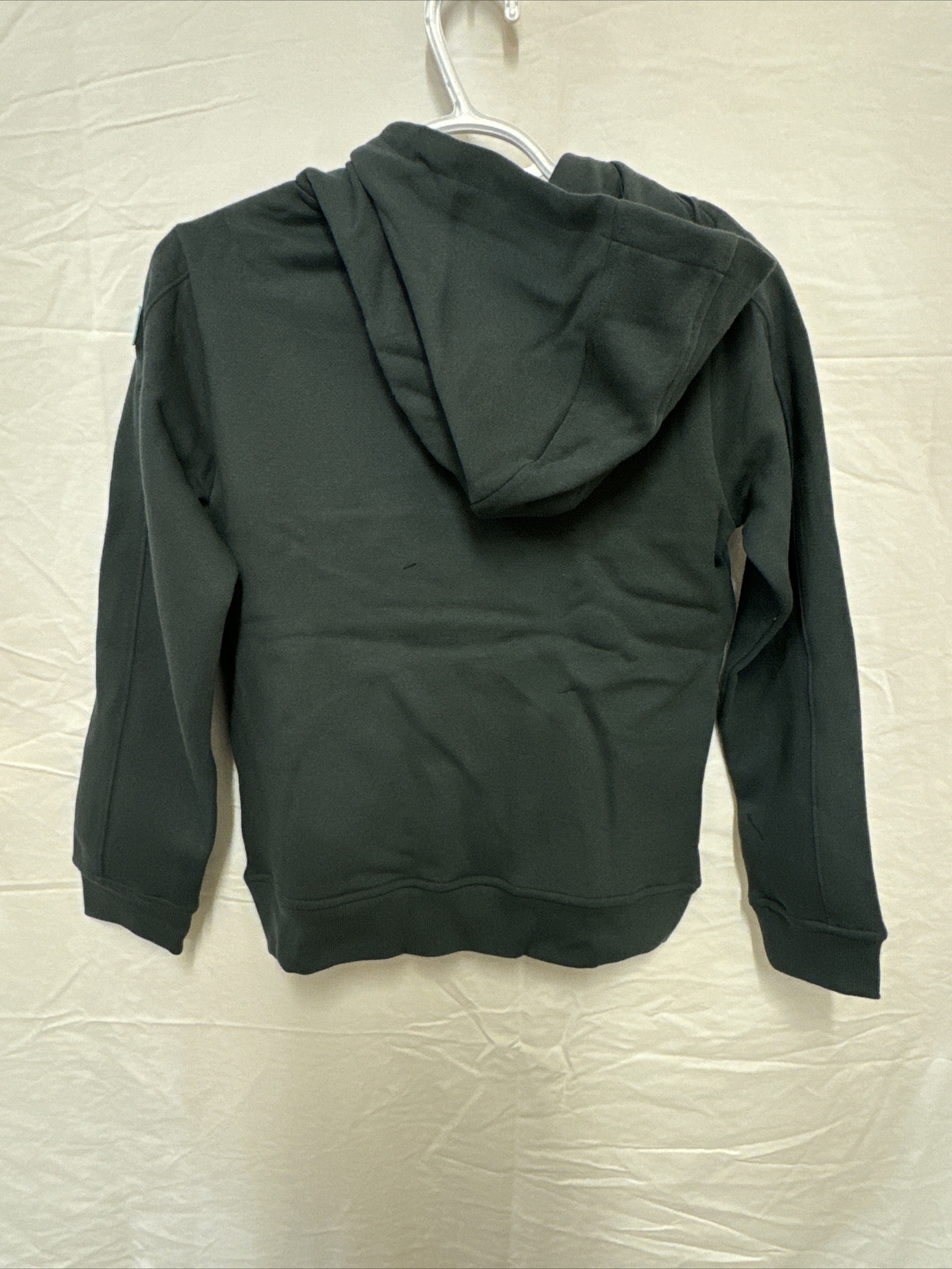 FILA Felpa con cappuccio pullover donna in pile manica lunga verde esercito taglia L NUOVA CON ETICHETTE