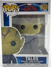 Funko Pop Marvel Talos #431 Captain Marvel Vinyl Bobblehead Figure Boxed HTF MCU