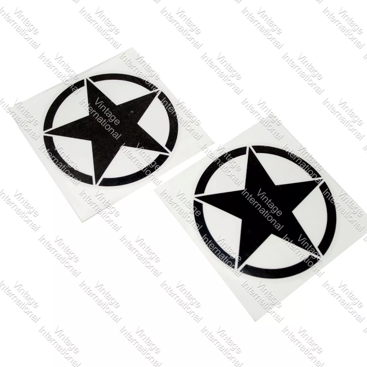 For Royal Enfield Bullet Tool Box Fuel Tank Star Sticker Decal