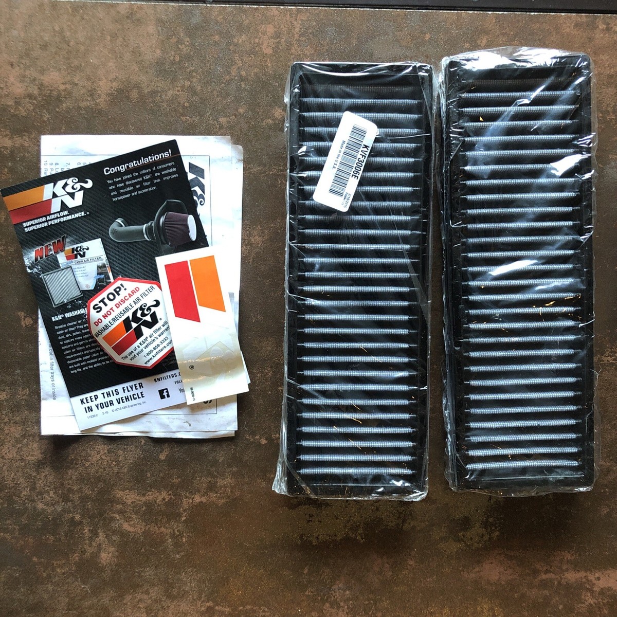 K&N Cabin Air Filter KVF3006E Brand New