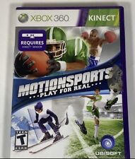 MotionSports: Play For Real - Video Game XBOX 360 Kinect VGC Clean w/Manuals