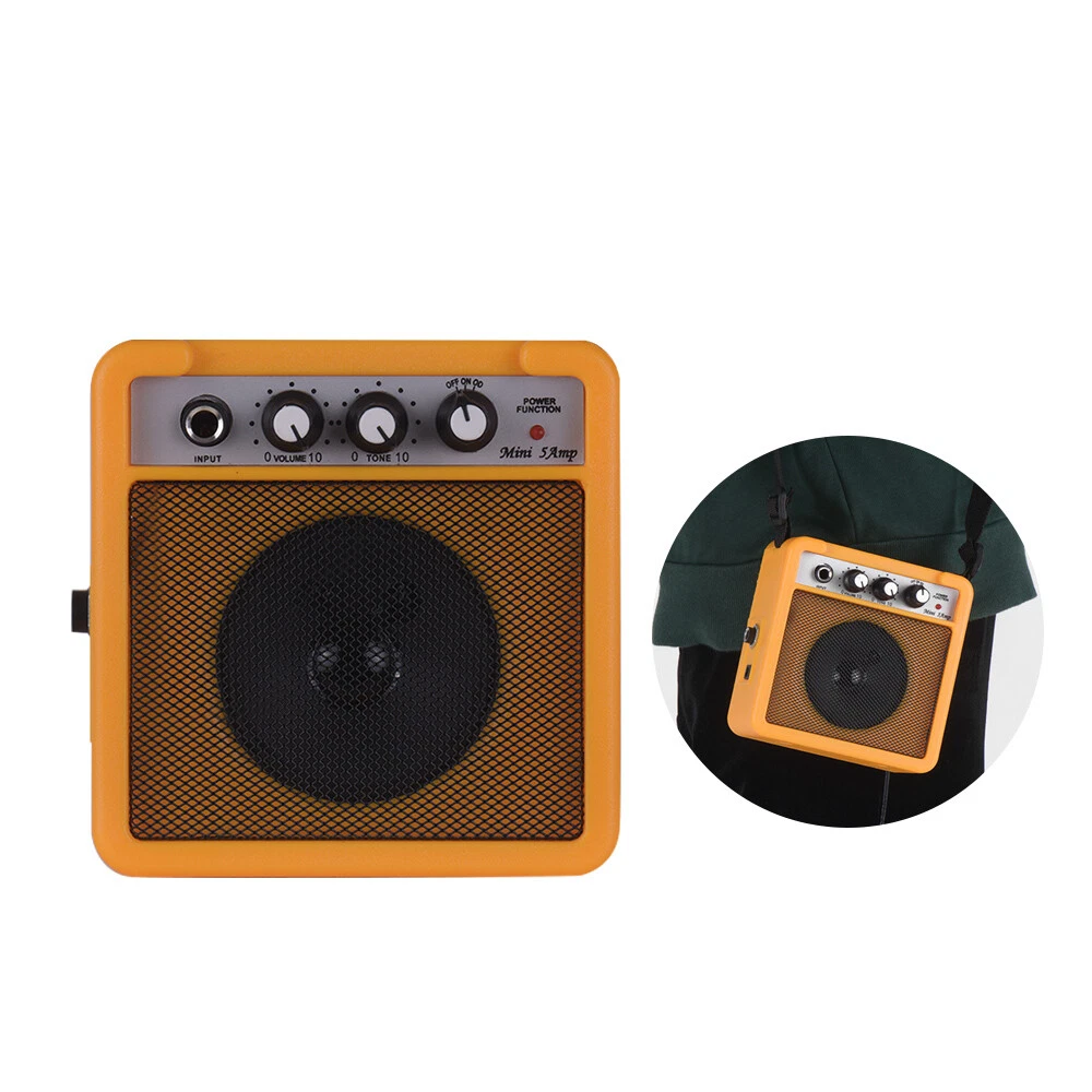 5W Mini Guitar Amplifier Amp Speaker with 3.5mm 6.35mm Inputs 1