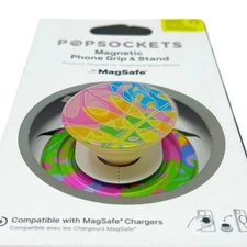 PopSockets Magnetic Phone Grip with MagSafe, Magnetic Adapter Ring - Boca Palm
