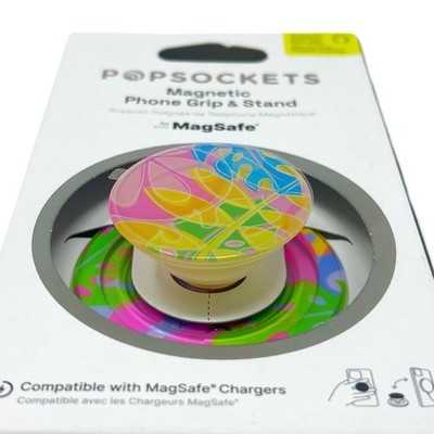 PopSockets Presa Magnetica Per Telefono Con MagSafe - Boca Palm Viola - Nuova