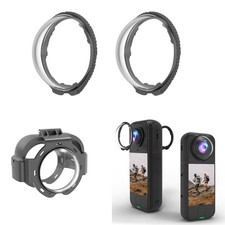For Insta360 X4 Air Action Camera Optical Glass Lens Protective Cap Guard Cover
