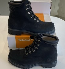 Image of Timberland Premium 6 Inch Waterproof Boot ‘Black’ Size UK 7 / TB06939R001