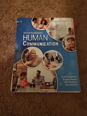 Loose Leaf for Human Communication - Loose Leaf, by Pearson Judy C.; - Like New!