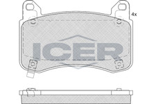 Bremsbelagsatz Vorne Brembo-System für Tesla Model 3 5Yj3 Y 5Yjy ab 18->