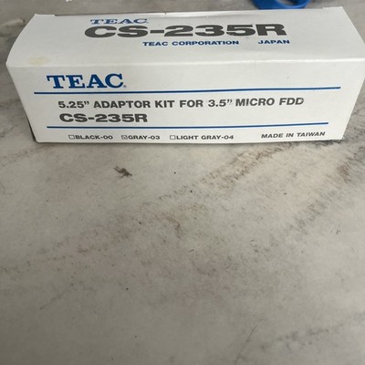 TEAC CS-235R 5.25'' Adaptor Kit for 3.5'' Micro FDD NEW VINTAGE RARE DRIVE ADAPTER