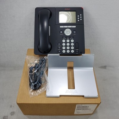 Lot of 6 Avaya 9630 IP Phone Sets (9630-R 7000426729)  Refurbished Charcoal Gray