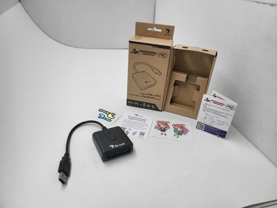 NEW SEALED BROOK WINGMAN CONVERTER PS1 PS2 TO PS4 PLAYSTATION 4 / 5 PS5 PC - Image 4 of 4