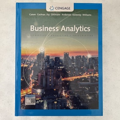 Business Analytics - Hardcover By Camm, Jeffrey D. - BRAND NEW - US SELLER