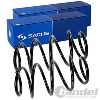 2X Sachs Fahrwerksfeder Vorderachse Passend FüR Nissan Qashqai +2 (J10, NJ10)