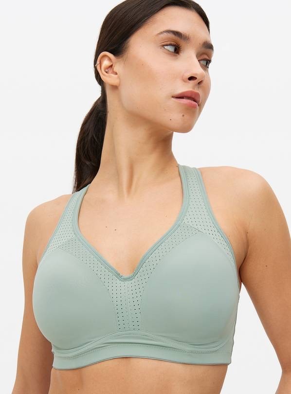 BNWT NEW LADIES TU GREEN ACTIV SPORTS BRA 34C - RRP£14